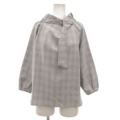 Chloe クロエ フード ニットカーディガン ロング丈 ロゴ ストレッチ