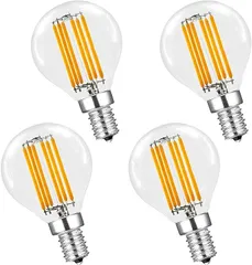 §ｋｌ∞ＬＥＥ＼Ｋｏｒｅｙｏｓｈｉ＼Ｌｉｗｅｉｋｅ KY LEE G45 6W 110V LED フィラメント電球 E14口金 2700K暖色ウォームホワイト 白熱電球60W形相当 全配光タイプ クラシック レトロ電球( LIB-0017)