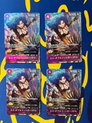 ワンピースカード ミス ダブルフィンガー ザラ パラレル フルアート　４枚