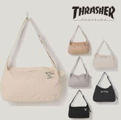 スラッシャー  THRASHER  ショルダーバッグ (2WAY・ベルト調整可能) Should er Bag A4収納　BGSD　GYSD　２色