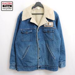 80s vintage Dickies 裏地ボア デニムジャケット メンズ XLサイズ相当 ビッグサイズ オーバーサイズ