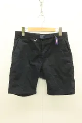 【中古】 THE NORTH FACE PURPLE LABEL メンズショートパンツ 30 STRETCH TWILL SHORTS THE NORTH FACE PURPLE LABEL 30 紺 ネイビー ロゴ