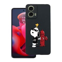 【在庫処分】FOR Motorola Moto G24 スマホケース耐衝撃TPU背面アイデア黒かわいい柄スマホケースFOR Motorola Moto G24 全面保護ケース落下防止（クールドッグ）