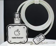 新品★Apple 可愛い♡充電器　保護　携帯　アイホン　カバー　透明