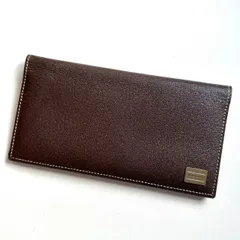 バーバリー　BURBERRY 長財布　ノバチェック　ダークブラウン　美品