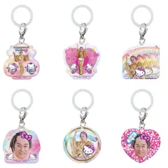 【中古】ストラップ 全6種セット 「マツケンサンバ×ハローキティ ふらっとめじるしアクセサリー」