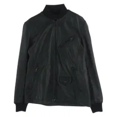 UNITED ARROWS ユナイテッドアローズ レザージャケット 6225-648-0290 ホースハイド レザー ブルゾン ジャケット 馬革 ブラック系【中古】のサムネイル