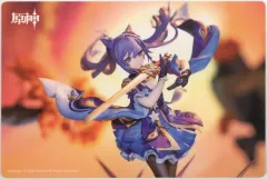 【中古】ポストカード 刻晴 霆霓快雨Ver. ポストカード 「原神-GENSHIN- 刻晴 霆霓快雨Ver. 1/7 PVC＆ABS製塗装済み完成品」 予約特典