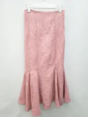 ◇ ◎ ●未使用● M y u ミュー タグ付き マーメード かわいい ロング丈 台形 スカート サイズ36 ピンク レディース P  【1403110005825】