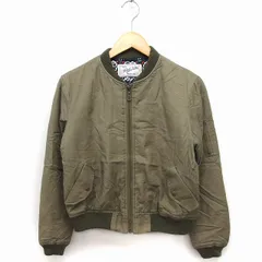 エムケー ミッシェルクラン MK MICHEL KLEIN ブルゾン ジャケット アウター 中綿 ジップアップ 無地 38 カーキ /FT27のサムネイル
