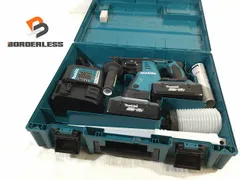 ☆比較的綺麗☆makita マキタ 36V 26mm 充電式ハンマドリル HR262DWBX バッテリ2個(2.2Ah) 充電器 集じんカップ ケース付 92110のサムネイル