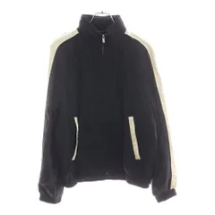 SAINT LAURENT PARIS (サンローランパリ) 22SS ボンバーブルゾン ナイロンロゴ刺繍トラックジャケット 684942 Y2E80 ブラックのサムネイル