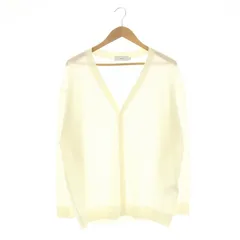 グラフペーパー Graphpaper ハイゲージニットカーディガン High Gauge Knit Cardigan セーター 長袖 Vネック ウール 1 S アイボリー /YQ ■OSのサムネイル