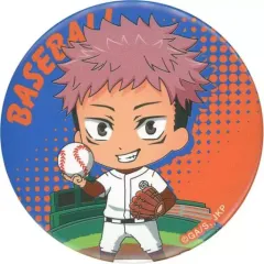 【中古】バッジ・ピンズ 虎杖悠仁/野球・背景カラフル 「呪術廻戦 部活シリーズ 缶バッジ(野球・バレーボール)」