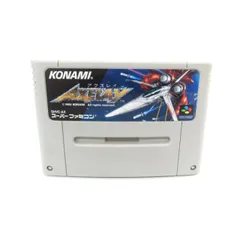 【レア】アクスレイ　スーパーファミコン　箱・説明書・ハガキ付き SFC アクスレイ スーパーファミコン コナミ 箱説付 - メルカリ