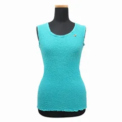 06SS ミーイッセイミヤケ me ISSEY MIYAKE カリフラワー ビー 蜂 ワッペン タンクトップ ノースリーブ カットソー オールド アーカイブ MI62FR405 水色 レディースのサムネイル