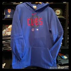ナイキ（NIKE） プルオーバーフーディー シカゴ・カブス Therma Pregame Pullover Hoodie Authentic Collection NAC3-4EW-EJ-8WJ XLサイズ