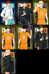 ux156 カード ハイキュー  クリアカードコレクション まとめ フォト ウエハース 月島蛍 山口忠 影山飛雄 日向翔陽  及川徹 2 3 4 5 14 19 18  