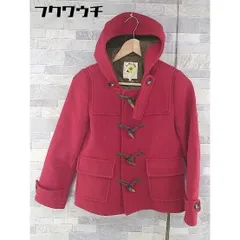 ■ Ray BEAMS レイ ビームス トグル ボタン 長袖 ピー コート サイズ0 レッド レディース 【中古】 【1103300012465】