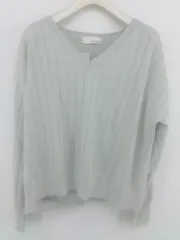 ◇ green label relaxing UNITED ARROWS 長袖 ニット セーター グレー系 レディース P  【1302090002247】