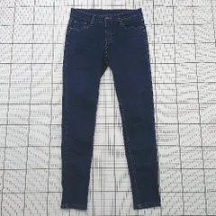 ◇ Φ antiqua アンティカ デニム系 スキニーデニムパンツ サイズＭ ネイビー系 レディース E  【1508250011221】