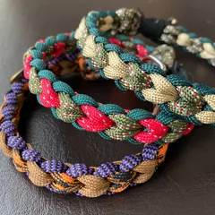 リードとおそろい★パラコードチョーカー★小型犬(30cmまで)用