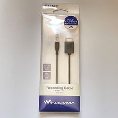 【未使用】SONY ウォークマン録音用ケーブル　WMC-NWR1 ソニーウォークマン用 録音ケーブル WMC-NWR1 ソニー純正 - メルカリ