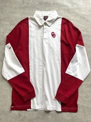 90-00's NIKE "OKLAHOMA" college rugby shirt