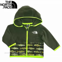 新品未使用！ THE NORTH FACE Infant Glacier Full Zip Hoodie ザ ノースフェイス フリースフーディ フリースパーカー トドラー 子供 キッズ インファント アメリカ本国モデル NF0A5GC45K7 (1378)