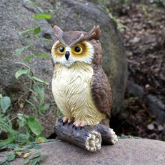 フクロウの置物 木の切り株 10羽セット フクロウの置物 木の切り株 10羽セット - メルカリ