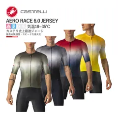 【新品】CASTELLI 22014 AERO RACE 6.0 JERSEY カステリ エアロレース 半袖ジャージのサムネイル