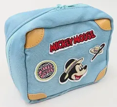 【中古】雑貨 ミッキーマウス トラベルポーチ 「Happyくじ DISNEY SPRING VACATION 2022」 トラベルポーチ賞