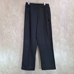 NIKE　ナイキ therma-fit サーマフィット　ロゴ刺繍 ワンポイント ブラック　黒 S ジャージ トラックパンツ