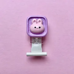 名札クリップ008　〻うさぎ〻