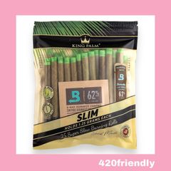 420friendly "King Palm Wrap"  キングパーム Leaf pre rolls 詰めるだけで楽しめる 420shibuyaおすすめ [プレロールラップ/Blunts ブランツ]  SlimI 25本