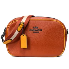 コーチ バッグ COACH ぺブルレザー ジェイミー カメラバッグ クロスボディ 斜め掛け 2way クラッチ ショルダーバッグ サンセットマルチ CC744