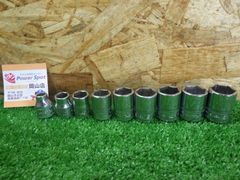 9点セット スナップオン シャローソケット 8・10・12・14・15・16・17・18・19 FSM191など 工具 Snap-on 中古品のサムネイル