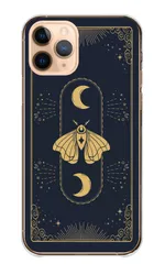 Galaxy S21 5G SC-51B SCG09 ケース カバー ギャラクシーS21 スマホケース ハードケース タロットカード タロット占い カード 太陽 月 おしゃれ オシャレ かっこいい シンプル ネイビー 紺 カラー04