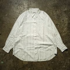 COMME des GARCONS HOMME 89aw 比翼ストライプシャツ 1989aw AD1989 80s コムデギャルソンオム