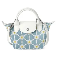 新品 ロンシャン LONGCHAMP ハンドバッグ ル プリアージュ マルガリーテ ハンドルバッグ XSサイズ スカイブルー