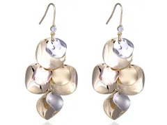 ピアス レディース メタリック 蒲萄風 ジュエリー アクセサリー シンプル カジュアル 大人 ワンポイント 女性用 上品 