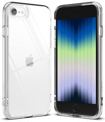 【新着商品】耐衝撃 落下防止 米軍MIL規格取得 耐黄変 スマホケース 黄ばみにくい スマホカバー TPU+PC アイフォン7/8/SE2/SE3 FUSION (ストラップホールあり) ケース - SE3/SE2/8/7 Clear 【Ringke】iPho