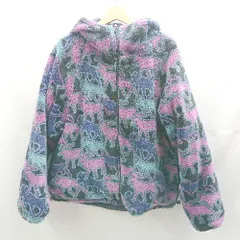 ◇ ⊇ gymmaster ジムマスター リバーシブル 長袖 パーカー サイズM パープル系 レディース E  【1502180044175】