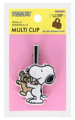 【中古】クリップ くま ダイカットキラキラクリップ PEANUTS Petit Collection 4 「PEANUTS(SNOOPY)」