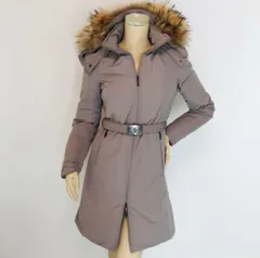 MONCLER★モンクレール・POITIERS ポワチエ レディース フード ラクーンファー ベルト付き ダブルジップ ダウンコート(1)レディースダウンジャケット 秋冬物 アウター ジャケット ダウンコート リアルファーのサムネイル