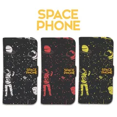 全機種対応 手帳型 スマホケース SPACE 宇宙 宇宙飛行士 スペース 惑星 星 月 iPhone ケース アンドロイド ケース Galaxy AQUOS Google Pixel Xperia arrows OPPO グーグル ピクセル