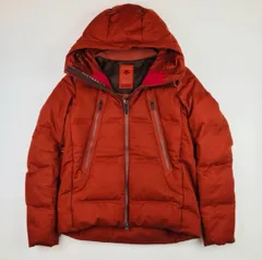 美品★DESCENTE・デサント オルテライン 水沢ダウン ジャーナルスタンダード別注 ブランドアイコンワッペン フード付き ダウンジャケット(S)メンズダウンジャケット アウター 秋冬物 カジュアル ブランド 日本製のサムネイル