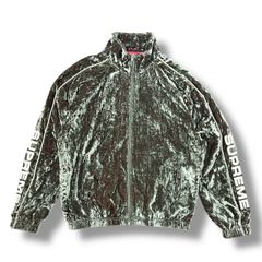国内正規 参考上代29700円 Supreme 23AW Crushed Velvet Track