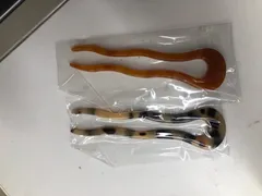 新品　お洒落なヘアコーム ヘアピンU字コーム　かんざし簪　ヘアスティックヘアアクセサリー 2個セット