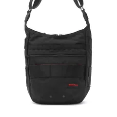 BRIEFING ブラック メッセンジャーバッグ